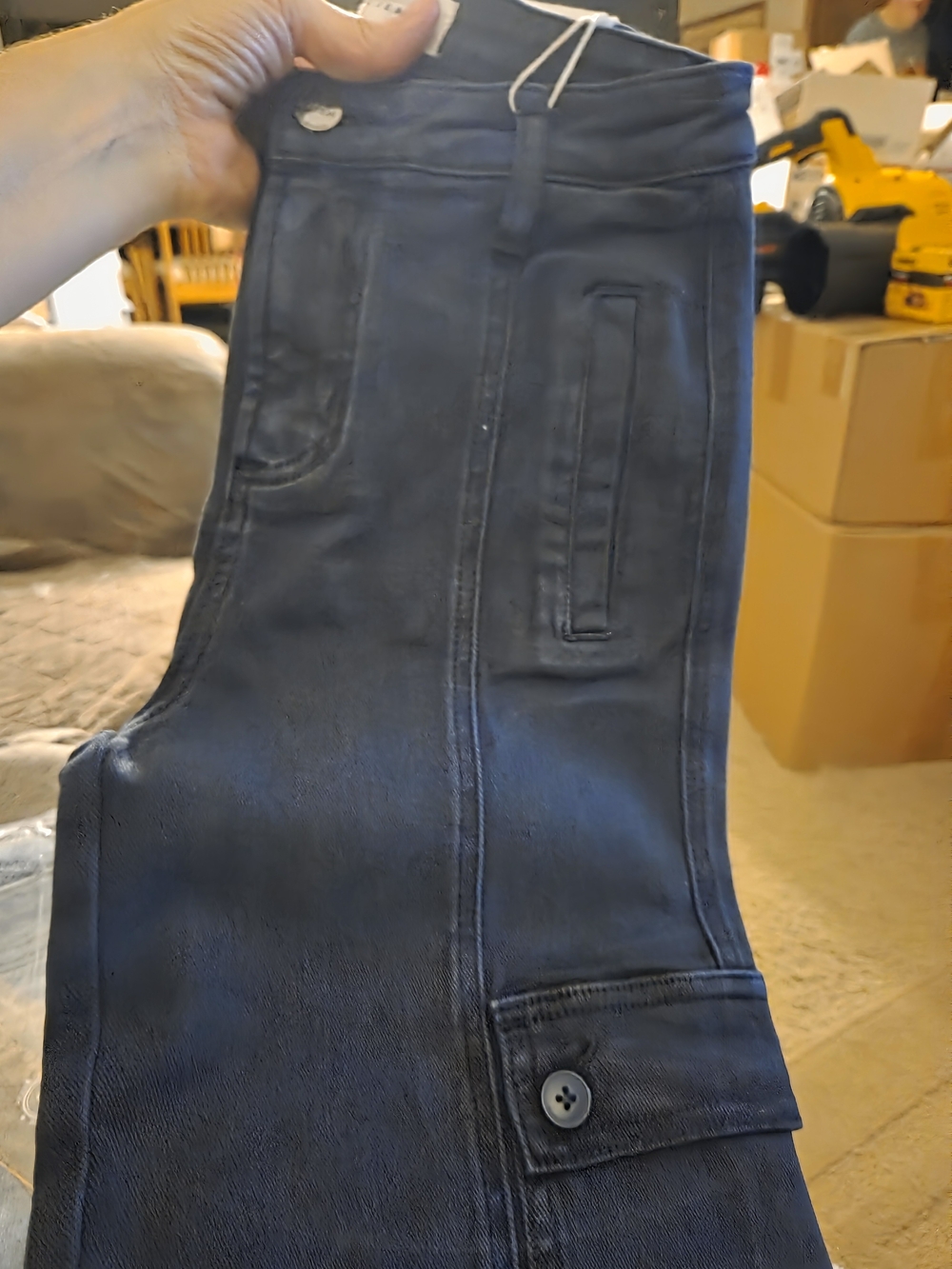 NWT Risen Blueberry Denim Jeans with Front Seams Size 0/24